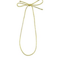 28" Gold Stretch Loop Ribbon & Bow